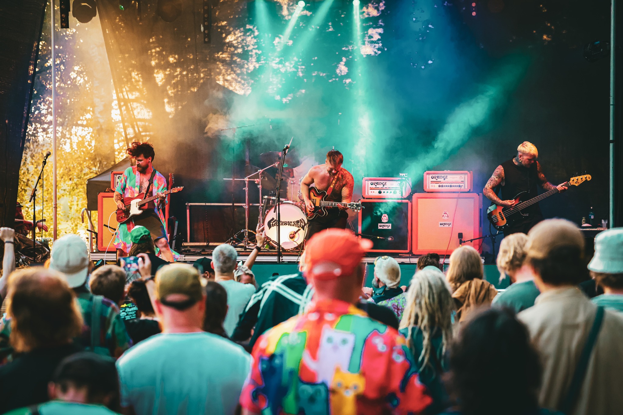 Fredrik Brunnberg performing live with BAUTASTOR