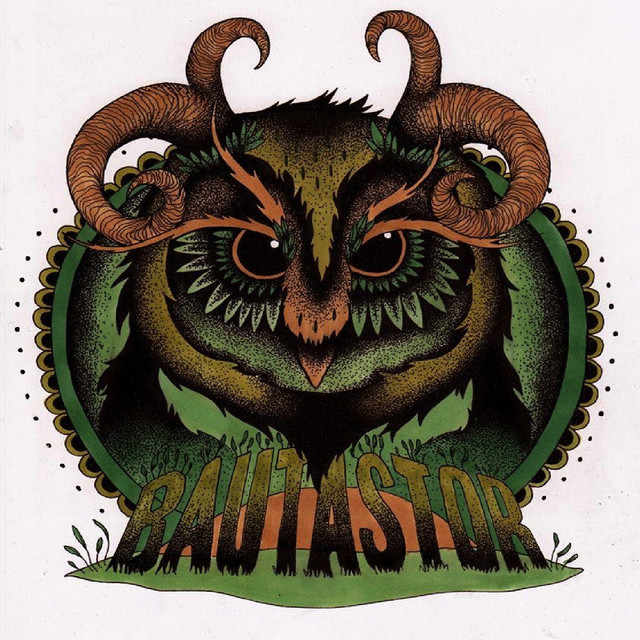 BAUTASTOR album cover, horned owl illustration